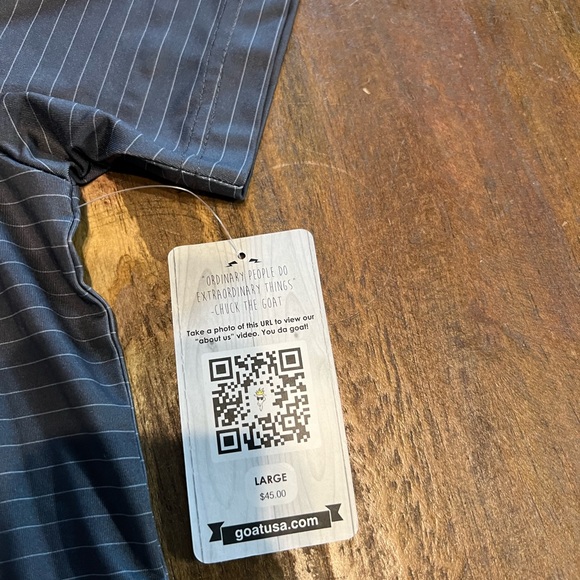 GOAT Men’s Polo Shirt - NWT - Picture 3 of 6